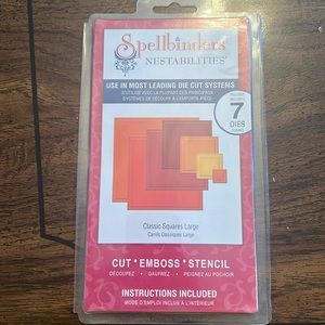 New in package Spellbinders nestabilities square die